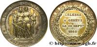 FRANCE Médaille du rattachement de Genève à la Suisse SUISSE Suisse, Genève 1864 (46,5mm, 56,39g, 12h) -