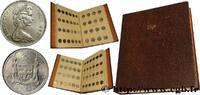 FIJI Classeur ensemble 94 monnaies 1934-1969 FIJI 1934-1969 (mm, g, 12h) -