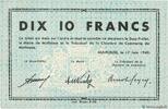 FRANCE regionalism and miscellaneous 10 Francs FRANCE regionalism and miscellaneous 10 Francs 1940 UNC -