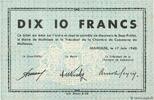 FRANCE regionalism and miscellaneous 10 Francs FRANCE regionalism and miscellaneous 10 Francs 1940 UNC -