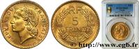 FRANCE 5 francs Lavrillier, bronze-aluminium PROVISIONAL GOVERNEMENT OF THE FRENCH REPUBLIC 1946 (31mm, 12,00g, 6h) MS63
