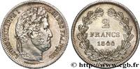 FRANCE 2 francs Louis-Philippe LOUIS-PHILIPPE I Paris 1844 (27mm, 9,98g, 6h) -