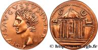 FRANCE Médaille antiquisante, Auguste NUMISMATIQUE Monnaie de Paris 1966 (71mm, 216,9g, 12h) -