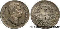 FRANCE 1 franc Napoléon Empereur, Calendrier révolutionna PREMIER EMPIRE / FIRST FRENCH EMPIRE Paris 1805 (23,31mm, 5,03g, 6h) -