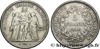 FRANCE 5 francs Hercule, IIe République 1848 II REPUBLIC Bordeaux 1848 (... 82.43 £ Tax included +  15.62 £ shipping