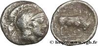 Hellenistic 1 (323 BC to 188 BC) Triobole LUCANIA - THOURIOI Thurium, Lucanie c. 350-300 AC. (11mm, 1,02g, 12h) -