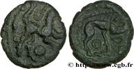 FRANCE Bronze au cheval et au sanglier, “type des dépôts AMBIANI (Area of Amiens) Amiens (80) c. 60-40 AC. (13,5mm, 2,23g, 5h) -