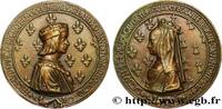 FRANCE Médaille, Mariage de Louis XII et Anne de Bretagne LOUIS XII LE PÈRE DU PEUPLE 69 - Lyon 1499 (71,5mm, 161,8g, 12h) -