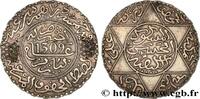 MOROCCO 5 Dirhams Hassan I an 1309 MOROCCO Paris 1891 (32,7mm, 14,53g, 12h) -