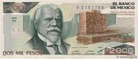 MEXICO 2000 Pesos MEXICO 2000 Pesos 1987 UNC -