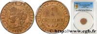 FRANCE 1 centime Cérès III REPUBLIC Paris 1890 (15mm, 1,00g, 6h) -