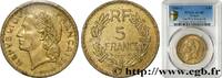 FRANCE 5 francs Lavrillier, bronze-aluminium PROVISIONAL GOVERNEMENT OF THE FRENCH REPUBLIC Castelsarrasin 1945 (31mm, 12,0g, 6h) -