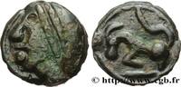 FRANCE Potin à la grosse tête, au bandeau lisse GALLIA BELGICA - SEQUANI (Area of Besançon) Ier siècle avant J.-C. (19mm, 5,13g, 3h) -