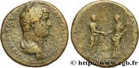THE ANTONINES (96 AD to 192 AD) Sesterce HADRIAN Rome 134 (31,5mm, 25,95g, 6h) -