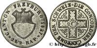 SWITZERLAND - CANTON OF FRIBOURG 2 1/2 Rappen SWITZERLAND - CANTON OF FRIBOURG 1827 (17,50mm, 1,14g, 12h) -