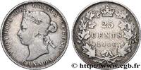 CANADA 25 Cents Victoria CANADA 1886 (23,5mm, 5,64g, 6h) -