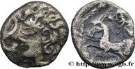 FRANCE Denier d'argent au cheval et à la rouelle AMBIANI (Area of Amiens) Amiens (80) Ier siècle avant J.-C. (13mm, 1,39g, 6h) -