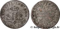 FRANCE XXX deniers aux 2 L couronnées LOUIS XIV THE SUN KING Lyon 1712 (24mm, 2,15g, 6h) -