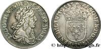 FRANCE Quart d'écu, buste drapé et cuirassé (2e buste de LOUIS XIII Paris, Monnaie de Matignon 1643 (27mm, 6,83g, 6h) -