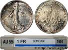 FRANCE 1 franc Semeuse III REPUBLIC 1901 (23,03mm, 5g, 6h) -