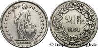SWITZERLAND 2 Francs Helvetia SWITZERLAND Berne - B 1901 (27,2mm, 9,81g, h) -
