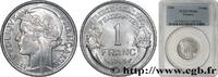 FRANCE 1 franc Morlon, légère PROVISIONAL GOVERNEMENT OF THE FRENCH REPUBLIC 1945 (23mm, 1,3g, 6h) -