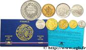 FRANCE Boîte Fleur de Coins, Rebord sous la 1 Centime V REPUBLIC Paris 1977 (mm, g, h) -