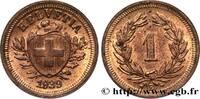 SWITZERLAND 1 Centime (Rappen) Croix Suisse SWITZERLAND Berne 1939 (16mm, 1,51g, 12h) -