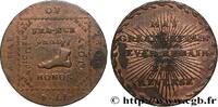 BRITISH TOKENS OR JETTONS 1/2 Penny France (série politique et sociale - Mid BRITISH TOKENS OR JETTONS 1794 (28,5mm, 9,12g, 12h) -