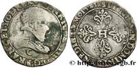 FRANCE Franc au col plat HENRY III Saint-Lô 1583 (32mm, 13,95g, 9h) -