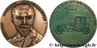 FRANCE Médaille, Alfred Norbert Jacques Belvallette AUTOMOBILES ET VOITURES - PILOTES ET INVENTIONS Monnaie de Paris 1974 (67,5mm, 181,1g, 12h) -