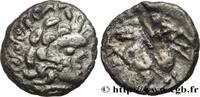 FRANCE Statère de billon au personnage allongé GALLIA - AULERCI DIABLINTES (Area of Jublain) Mayenne (53) Ier siècle avant J.-C. (20mm, 5,15g, 3h) -