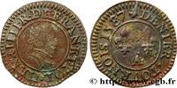 FRANCE Denier tournois, 1er type de Paris HENRY III Paris, Moulin des Étuves 1587 (18mm, 1,63g, 6h) -