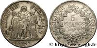 FRANCE 5 francs Union et Force, Union desserré, avec glan CONSULATE Paris 1800 (37mm, 24,69g, 6h) -