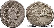 THE REPUBLIC (280 BC to 27 BC) Denier LUCILIA Rome 101 AC. (21mm, 3,67g, 3h) -
