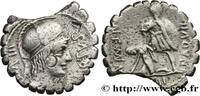THE REPUBLIC (280 BC to 27 BC) Denier serratus AQUILLIA Rome 71 AC. (19mm, 2,88g, 5h) -