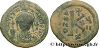 THE EMPIRE FROM ANASTASIUS TO MAURICE TIBERIUS (49 Demi-follis JUSTINIAN I Cyzique 543-544 (28mm, 9,20g, 6h) -