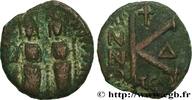 THE EMPIRE FROM ANASTASIUS TO MAURICE TIBERIUS (49 Demi-follis JUSTIN II and SOPHIA Thessalonique 568-569 (20mm, 5,52g, 6h) -