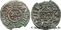 FRANCE Denier CHARLES II LE CHAUVE / THE BALD Orléans s.m. (20mm, 1,41g, 6h) -