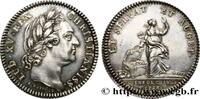 FRANCE LOUIS XIV, refrappe ABEILLE ARGENT BOURSE - AGENTS DE CHANGE 1758 (24mm, 9,67g, 12h) -