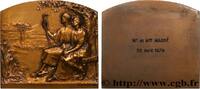 FRANCE Plaquette de mariage, Noces d’or AMOUR ET MARIAGE 1979 (66mm, 156,2g, 12h) -
