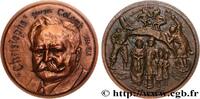 FRANCE Médaille, Georges Colomb, n°3 LITTÉRATURE : ÉCRIVAINS/ÉCRIVAINES - POÈTES Monnaie de Paris 1977 (74,5mm, 212,61g, 12h) -