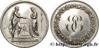 FRANCE Médaille de mariage, Couple antique AMOUR ET MARIAGE 1838 (34mm, 17,95g, 12h) -