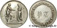 FRANCE Médaille de mariage, Couple antique AMOUR ET MARIAGE 1863 (34mm, 16,03g, 12h) -
