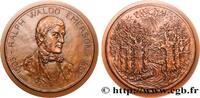 FRANCE Médaille, Ralph Waldo Emerson, n°1 LITTÉRATURE : ÉCRIVAINS/ÉCRIVAINES - POÈTES Monnaie de Paris 1979 (74,50mm, 160,88g, 12h) -