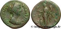 THE ANTONINES (96 AD to 192 AD) Sesterce FAUSTINA MINOR Rome 154-156 (32mm, 24,56g, 6h) -