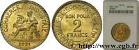 FRANCE 2 francs Chambres de Commerce III REPUBLIC 1921 (27mm, 8g, 6h) -