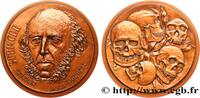 FRANCE Médaille, Herbert Spencer, n°4 LITTÉRATURE : ÉCRIVAINS/ÉCRIVAINES - POÈTES Monnaie de Paris 1983 (75,5mm, 208,7g, 12h) -