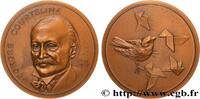 FRANCE Médaille, Georges Courteline LITTÉRATURE : ÉCRIVAINS/ÉCRIVAINES - POÈTES Monnaie de Paris 1989 (79,5mm, 208,11g, 12h) -