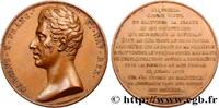 FRANCE Médaille du discours du 17 septembre CHARLES X 51 - Reims 1824 (50,5mm, 62,99g, 12h) -